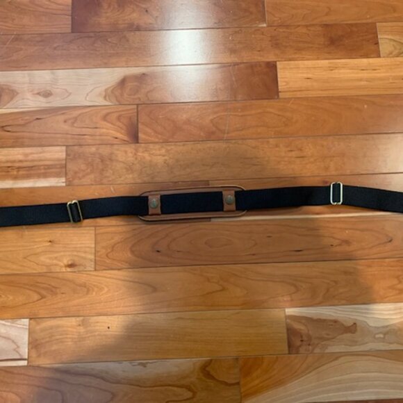 Vintage LL Bean Freeport Maine Maroon Leather / Canvas Travel Bag - Picture 10 of 11